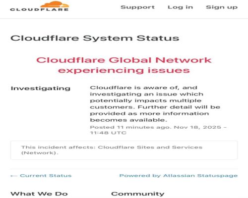 Dünya Miqyasında bir çox veb saytlarda problemlər yaşanır....